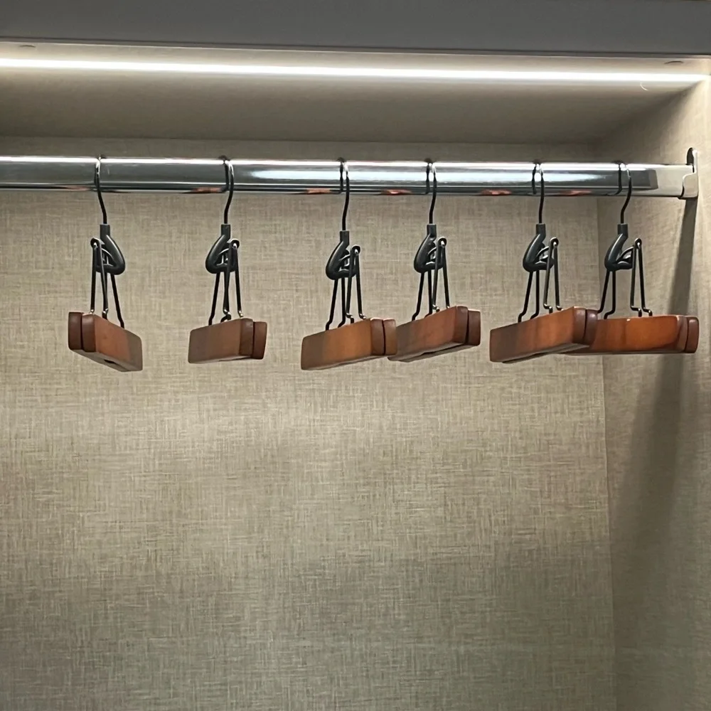 🌺Can Brahe Wooden clamp Hangers